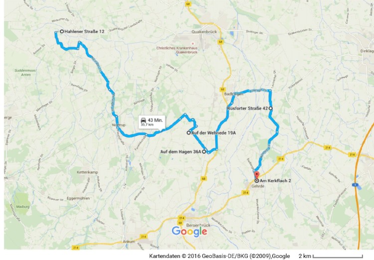 Route der GartenkulTour 2016